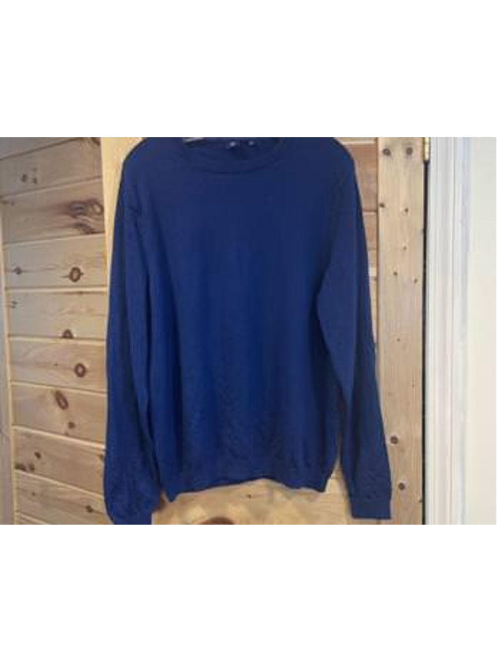 Men's FJ 1857 Blue Cashmere Crewneck Sweater XL